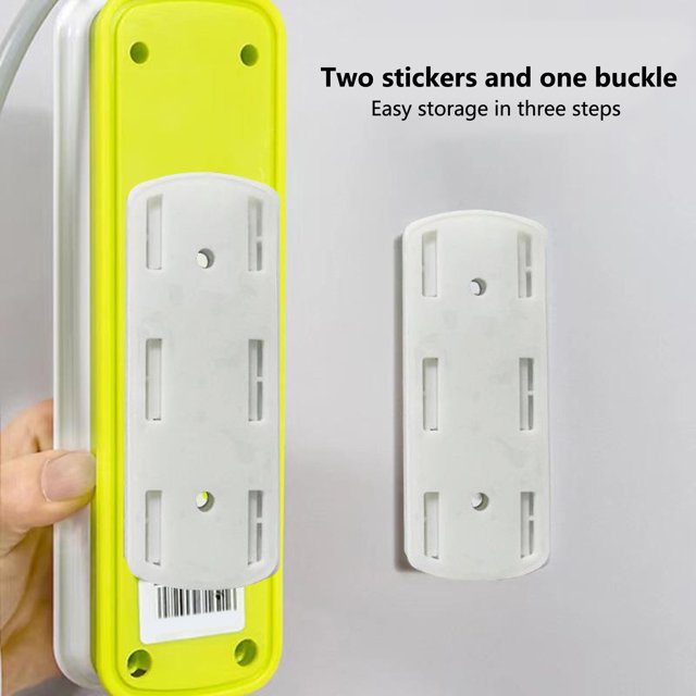 YAOMOBB Power Strip Fixator Power Strip Holder Wall Mounted Punch free Surge Protector Socket Mount Home Supplies