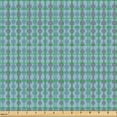 thumbnail image 2 of Ambesonne Grey Blue Fabric by the Yard Upholstery, Abstract Doodle Motif, 10 Yards, Grey and Turquoise, 2 of 5