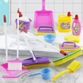 thumbnail image 2 of 16 Pcs Jouet de Simulation Mini Maison de Jeu Nettoyage Assainissement Casse-Tête Cadeau, 2 of 5