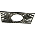 thumbnail image 2 of 34"W x 17"H x 12 5/8"ID x 1"P Hoover Architectural Grade PVC Pierced Ceiling Medallion, Antiqued Warm Silver, 2 of 10