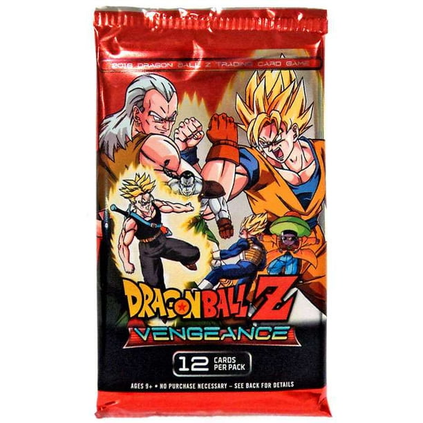Dragon Ball Z Collectible Card Game Vengeance Booster Pack 12 Cards Walmart Com Walmart Com