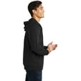 thumbnail image 3 of Port & Company Fan Favorite Fleece Full Zip Hooded Sweatshirt-4XL (Jet Black), 3 of 6