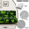 thumbnail image 4 of Xoenoiee Green Shamrock Pattern Futon Slipcovers Stretch Armless Sofa Slipcover Furniture Protector St. Patrick's Day Decor Soft Futon Armless Sofa Cover Folding Couch Cover with Elastic Bottom, 4 of 7