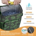 thumbnail image 2 of Summer Hawaiian Cooler Backpack 20L High-Capacity Leakproof for Travel Picnic with Vibrant Tropical Floral Design, 2 of 5