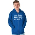 thumbnail image 3 of Some Dudes Get Married LGBTQ Pride Men Big & Tall Zip Hoodie Brisco Brands 5X, 3 of 6