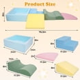thumbnail image 6 of Yexmas 5-Piece Climbing Toys for Toddlers, Soft Foam Blocks with Ball Pit, Indoor Play Gym Set Baby Gift, 6 of 8