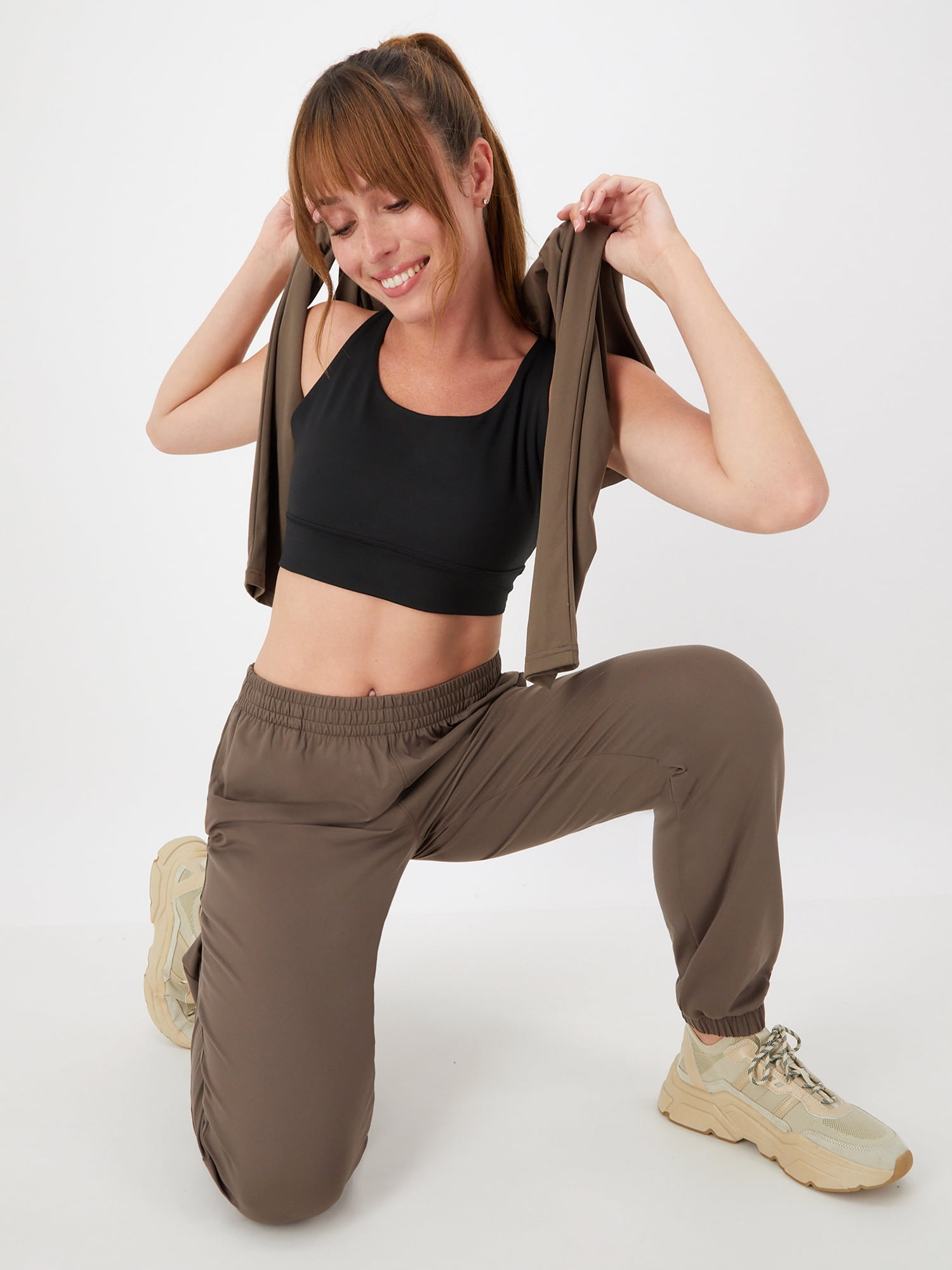 Hanes Women's Moves Slim Joggers, 29" Inseam, Sizes XS-2XL