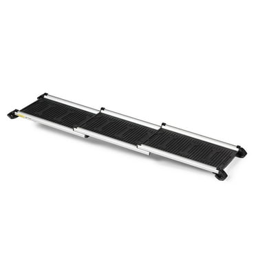 Titan Ramps 28in to 62.5in L Telescoping Aluminum Pet Ramp - 180 lb. Capacity