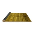 thumbnail image 2 of Ahgly Company Indoor Rectangle Abstract Yellow Modern Area Rugs, 7' x 10', 2 of 4