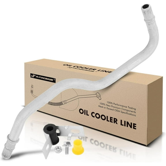 A-Premium Automatic Transmission Oil Cooler Line Hose Assembly Compatible with Cadillac CTS 2004 2005 2006 2007 Replace # 89022531