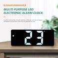 thumbnail image 4 of EeaseMX Reloj despertador digital con espejo y LED, reloj despertador digital de mesa y escritorio., 4 of 8