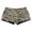 Khaki, variant on frariair ​Ladies Glamorous Metallic Accent Dressy Shorts With Elastic Waist For Celebrations Date Nights And Festivals​ Black