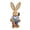 Multicolor 147, variant on Easter Straw Rabbit, Standing Easter Bunny with Carrot Cute Sisal Bunny Decoration for Easter Theme Party Supplies 13.7in Multicolor
