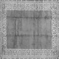 thumbnail image 1 of Ahgly Company Indoor Square Abstract Gray Contemporary Area Rugs, 4' Square, 1 of 1