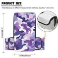 thumbnail image 6 of Uorisanigo Riding Lawn Mower Seat Cover with Drink Pockets, Comfort Purple Camouflage Tractor Seat Cover Compatible with John Deere/Craftsman/Cub Cadet/Kubota, Universal Lawn Mower Seats Covers, 6 of 7