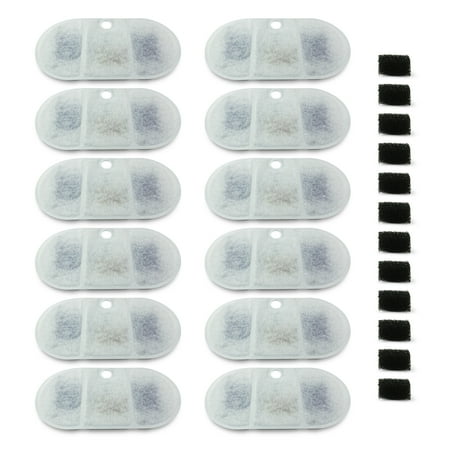 UPC: 0852512002825 | PET STANDARD Replacement Water Filter Compatible With PETLIBRO® BPA-Free Capsule Pet Water Fountain 71oz/2.1L Cat Water Fountain Pack of 12