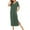 Green, variant on Short Women’s Dress Nightgown Sleepwear Sleeve Soft Nightshirt Full Length Women's Dress Woman Silk Pajamas Women Night Gowns Pajamas Woman Summer Sleepwear Women Pajamas Tops Women Ladies Pajamas