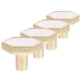 thumbnail image 3 of Raindrops  4 Pcs Gold Pulls Handle Drawer Dresser Knobs Kitchen Cabinet, 3 of 8