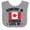 Heather and White, variant on Inktastic Someone in Canada Loves Me Boys or Girls Baby Bib