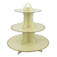 thumbnail image 4 of 3 Tier Disposable Dessert Cupcake Display Tower Holder For Baby Showers Weddings Birthday Gold, 4 of 6