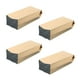 thumbnail image 1 of 100 bolsas de papel kraft con fuelle lateral, selladas con papel de aluminio, para envasar alimentos, para té y frutos secos (14 x 6 x 4), 1 of 7