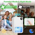 thumbnail image 5 of 1Pc 37.2OZ Indoor Portable Small Dehumidifier with Sleep Mode 1-24H Timer Touch Control for Home Bathroom Basement Closet RV Bedroom, 5 of 11