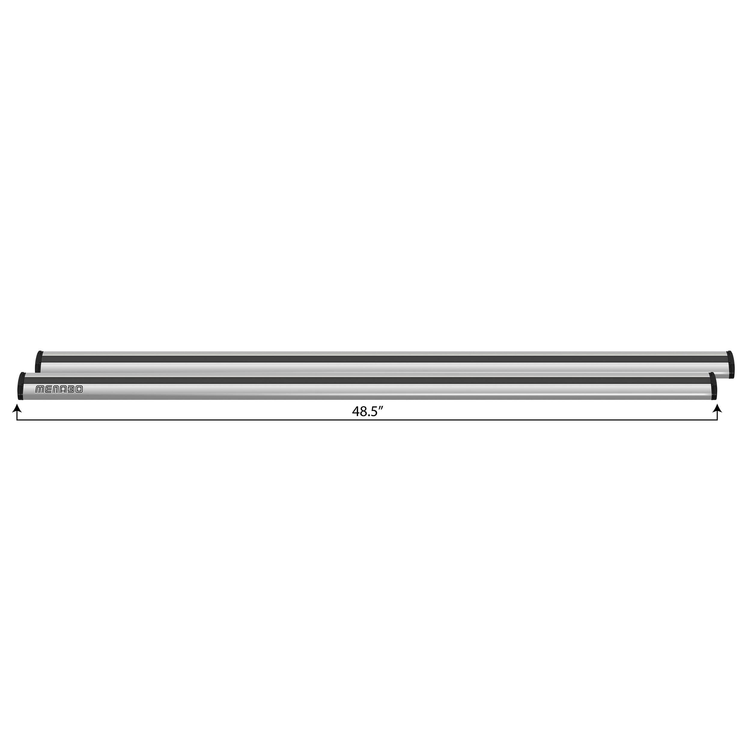 Menabo steel roof bar set new arrivals