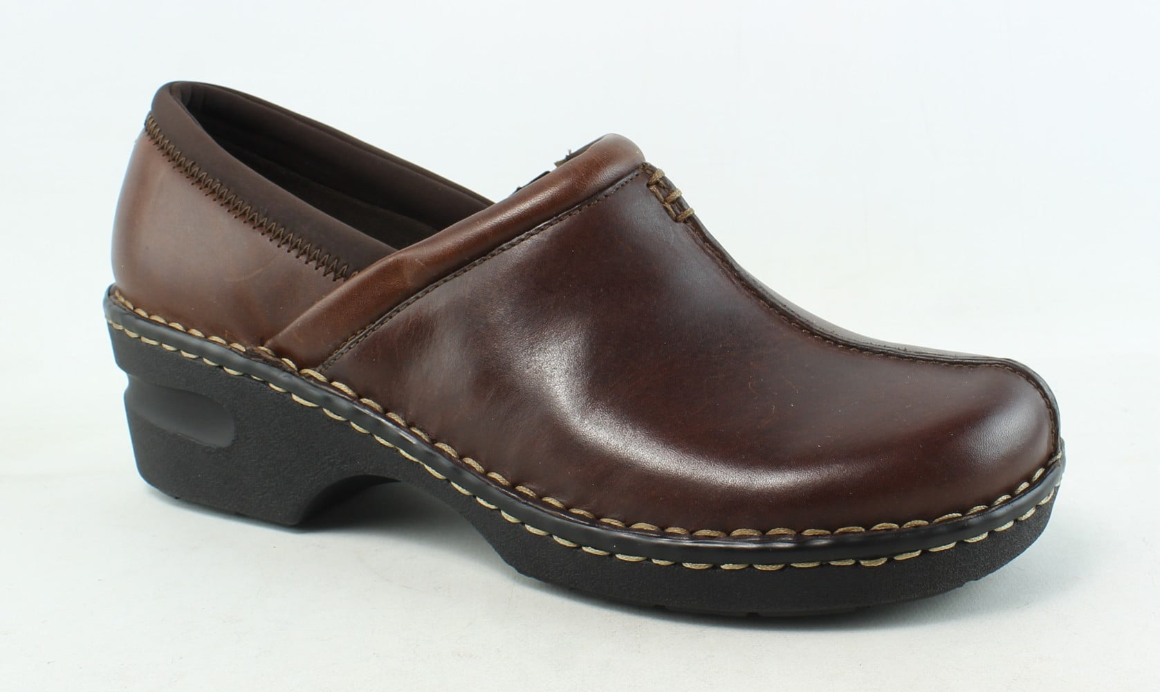 eastland leather clogs