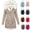 Khaki, variant on Women's Winter Parka Coat, Faux Fur Hood Warm Fleece Lined Jacket, Zipper Drawstring Waist Mid Length Outerwear, Casual Winter Coats with Pockets