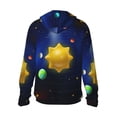 thumbnail image 2 of Goofa Solar System Printed Women's UPF 50+ Sun Protection Hoodie Jacket Lightweight Long Sleeve Sun Shirt for Women with Pocket Hiking Outdoor-XX-Large, 2 of 9