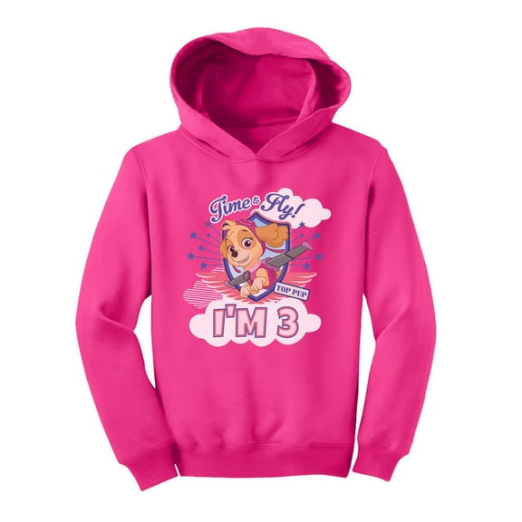 Tstars Girls 3rd Birthday Gift Tshirt Birthday Gift for 3 Year Old Paw Patrol Skye Birthday Shirts for Girl Birthday Girl 3rd Birthday B Day Birthday Party Toddler Hoodie