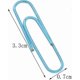 thumbnail image 4 of Pack Of 500 Paper Clips, 33 Mm File Clips, Plastic Coated Paper Clips With Storage Box For Papers, S, 4 of 5
