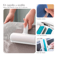thumbnail image 2 of Cepillo Y Rodillo Cepilla Mascota 2PZ Lab.G,  Blanco CON AZUL, 2 of 5