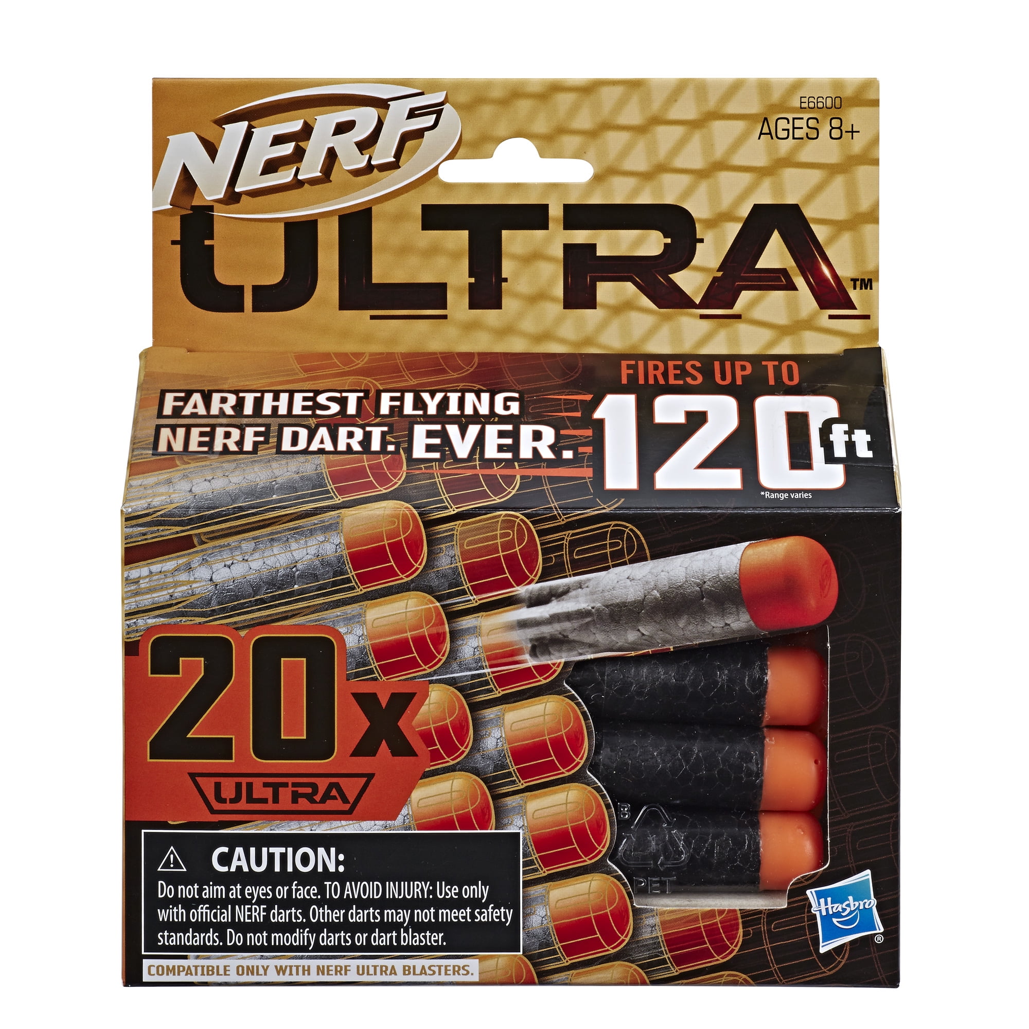 NERF ULTRA 20 High Performance Refill Foam Darts Bullets Accurate E6600 