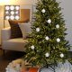 thumbnail image 1 of Adornos navideños de 9 piezas, irrompibles, bolas para el árbol de Navidad, decoración para bodas, fiestas y celebraciones. Decoración de mesa para árboles pequeños., 1 of 6