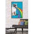 thumbnail image 2 of Avanti - Cat Pukes Rainbow Wall Poster, 22.375" x 34" Framed, 2 of 5