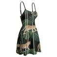 thumbnail image 4 of Leopards Jungle Leaves Dark Pattern Slip Dress Dresses For Woman Fairy Dress, 4 of 6