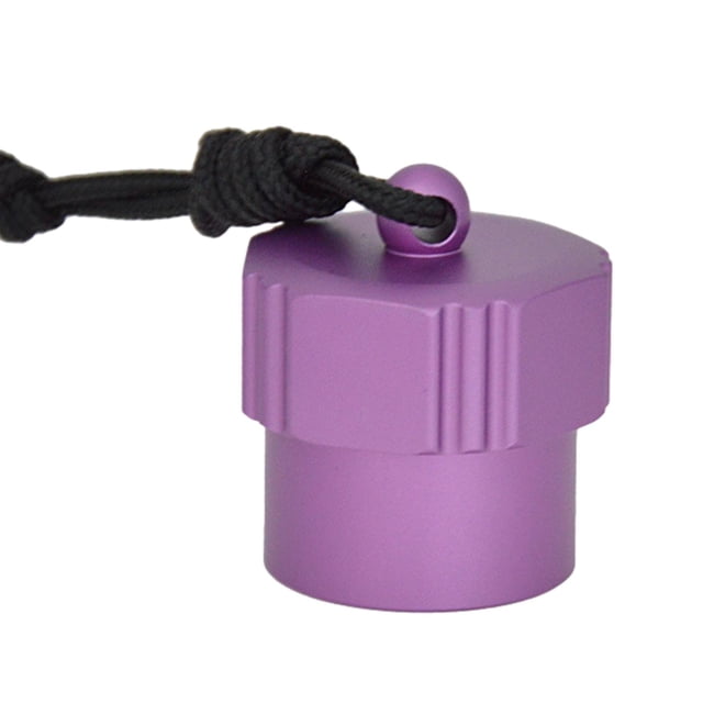 Bouchon de Valve de Réservoir de Plongée en Alliage d'Aluminium, Remplacement de Bouchon Anti-Poussière pour Réservoir de Plongée sous-Marine, Filetage Intérieur Violet