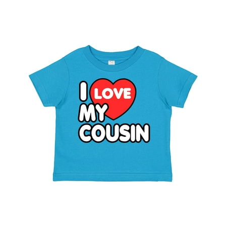 

Inktastic I Love My Cousin Gift Toddler Boy or Toddler Girl T-Shirt