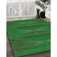 thumbnail image 3 of Ahgly Company Machine Washable Indoor Square Transitional Deep Emerald Green Area Rugs, 5' Square, 3 of 7