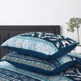 thumbnail image 3 of NEWLAKE Cotton Bedspread King Quilt Sets Reversible Patchwork Coverlet Set, Boho Chic Pattern, 3 of 7