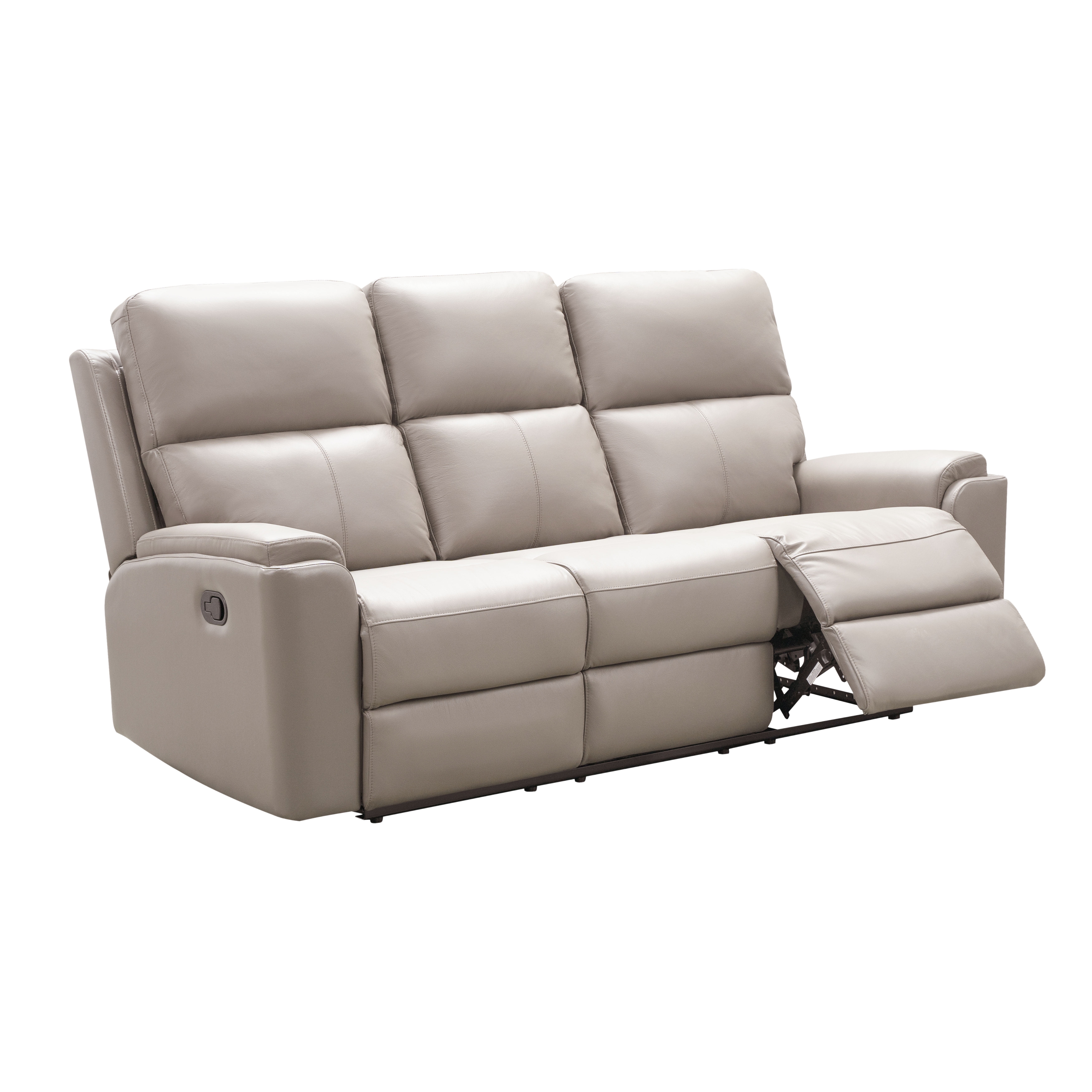 Abbyson Bristol Top Grain Leather Reclining Sofa and Recliner 2