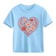 thumbnail image 1 of TaTaai School Season Cute Print Short Sleeve T-Shirt, Valentine's Day Casual Top, Unisex All Season Graphic Tee Gift, 1 of 8