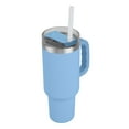 thumbnail image 2 of (3 pack) Ozark Trail 40oz Stainless Steel Tumbler, Light Blue, 2 of 8