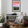 thumbnail image 4 of Art.com Yellowstone National Park - Bison and Sunset Art Print by Lantern Press, Brown Frame Wall Art, 32" x 44", 4 of 5