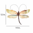 thumbnail image 5 of Eangee Home Design Dragonfly Wall Decor Pearl, Capiz and Metal, Indoor / Outdoor Safe, 14x1x12 Inches, 5 of 6