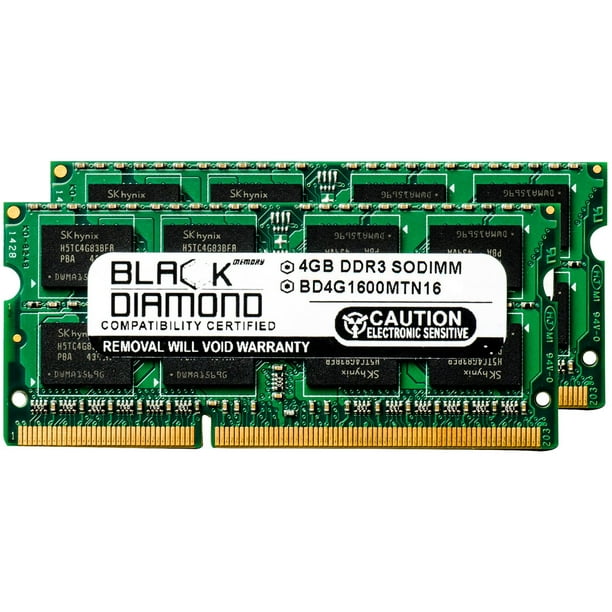 8gb 2x4gb Memory Ram For Alienware M14x Series M14x R1 204pin 1600mhz Pc3 12800 Ddr3 So Dimm Black Diamond Memory Module Upgrade Walmart Com Walmart Com