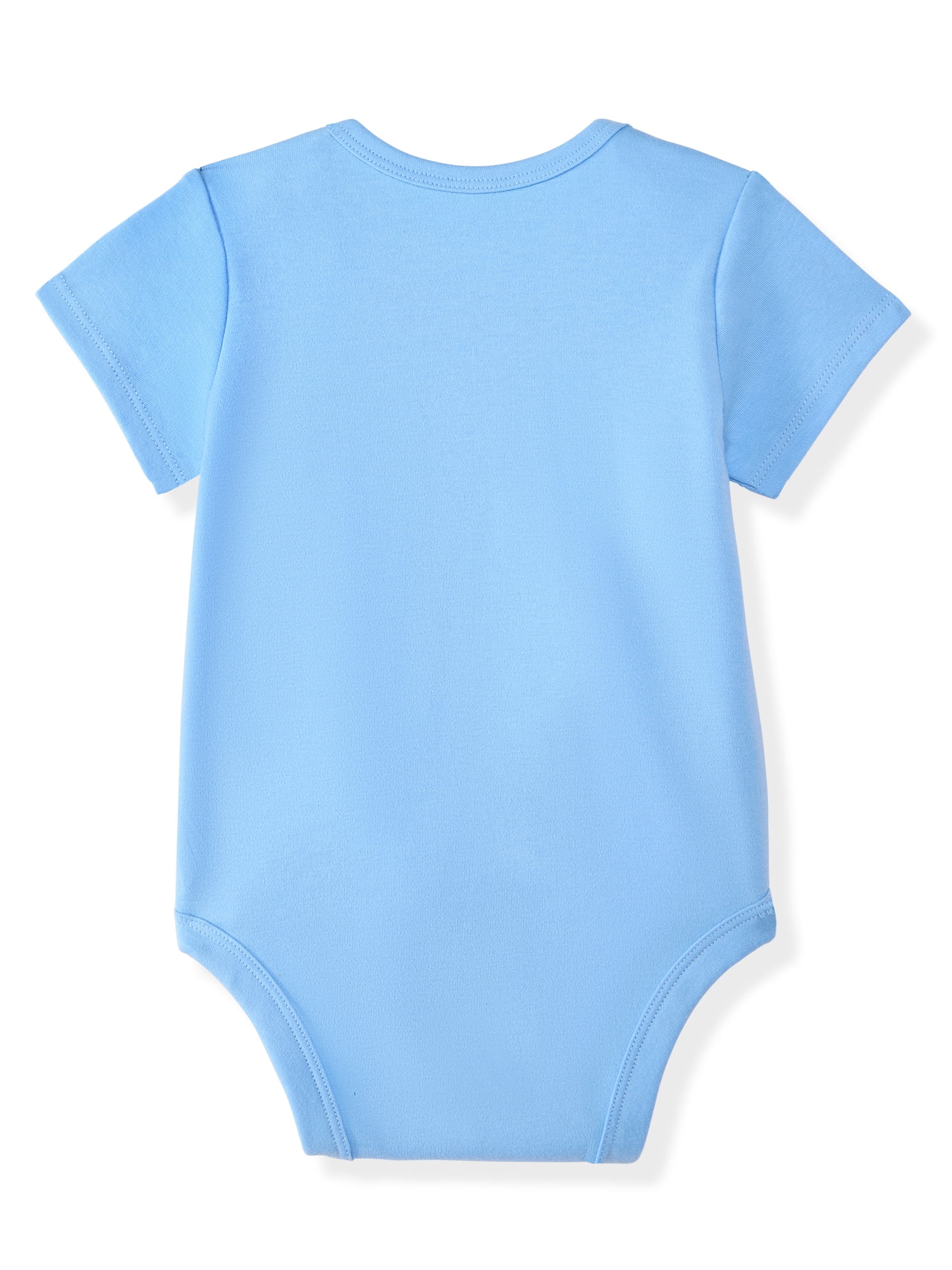 Garanimals Newborn & Baby Girl Cotton Lap-Shoulder Short-Sleeve Bodysuit, Sizes 0–24M