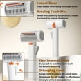 thumbnail image 5 of 2026 New 2-in-1 Pet Self Detangling Grooming Comb, Professional Deshedding Tool for Dogs & Cats, Gentle Undercoat Rake & Brush for Long or Short Hair, Removes Mats, Tangles & Loose Fur, 5 of 8