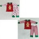 thumbnail image 2 of Venta al por mayor, ropa de Navidad para niña, moda Otoño Invierno, conjunto para niños, pantalones bordados de puntos de pan de jengibre, pijamas para niños, ropa de dormir, 2 of 4